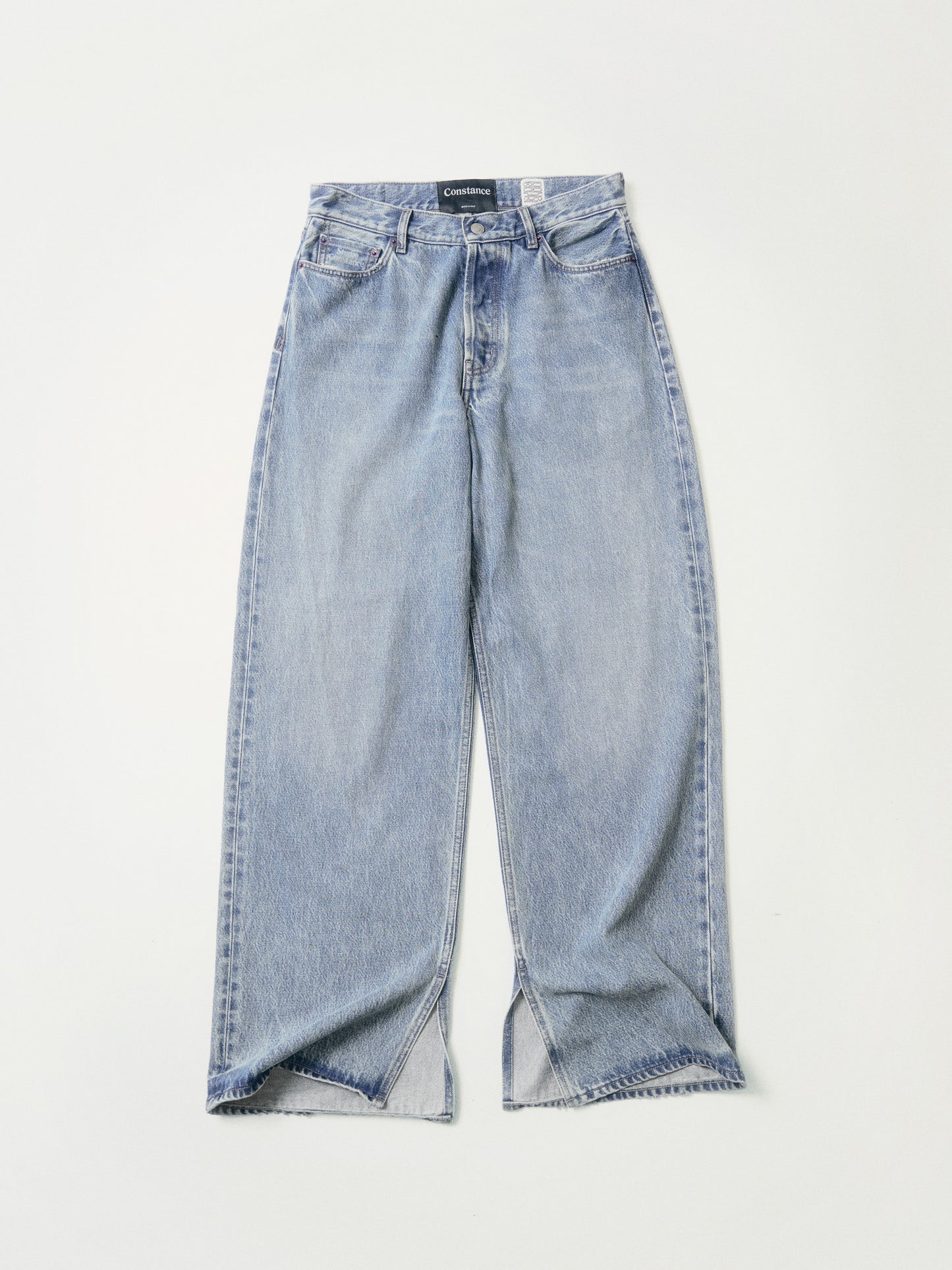 Wide Leg w/ Slit Denim