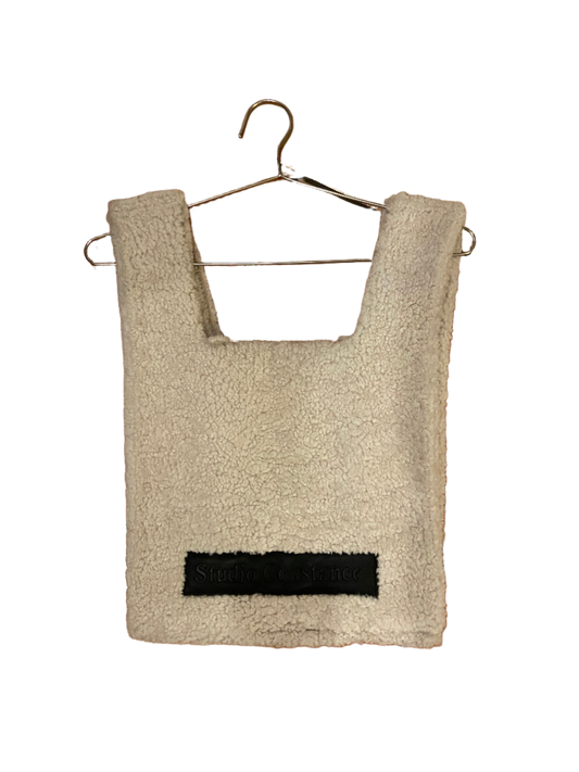 Shearling Shopping Tote