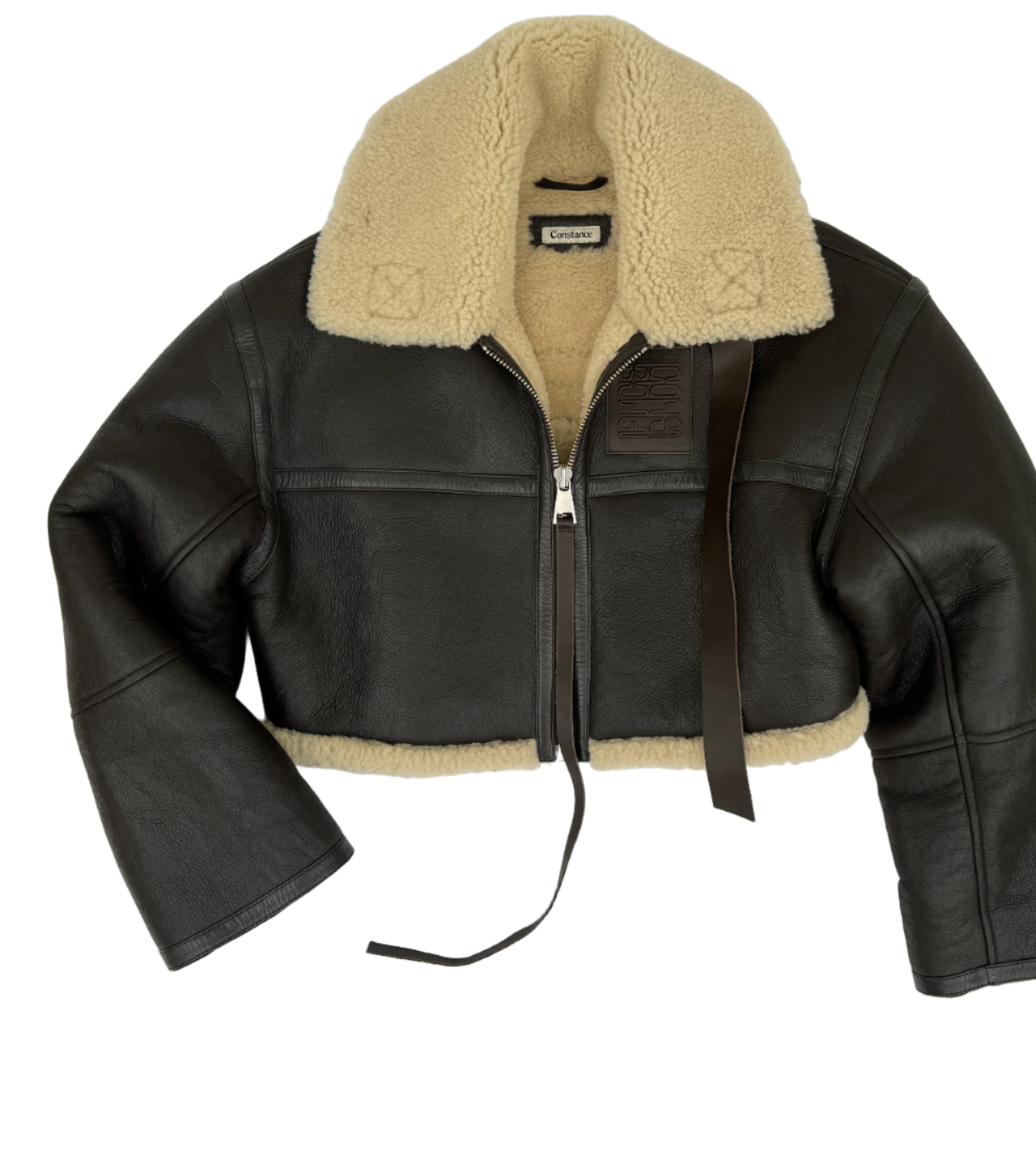 Cropped Shearling Jacket