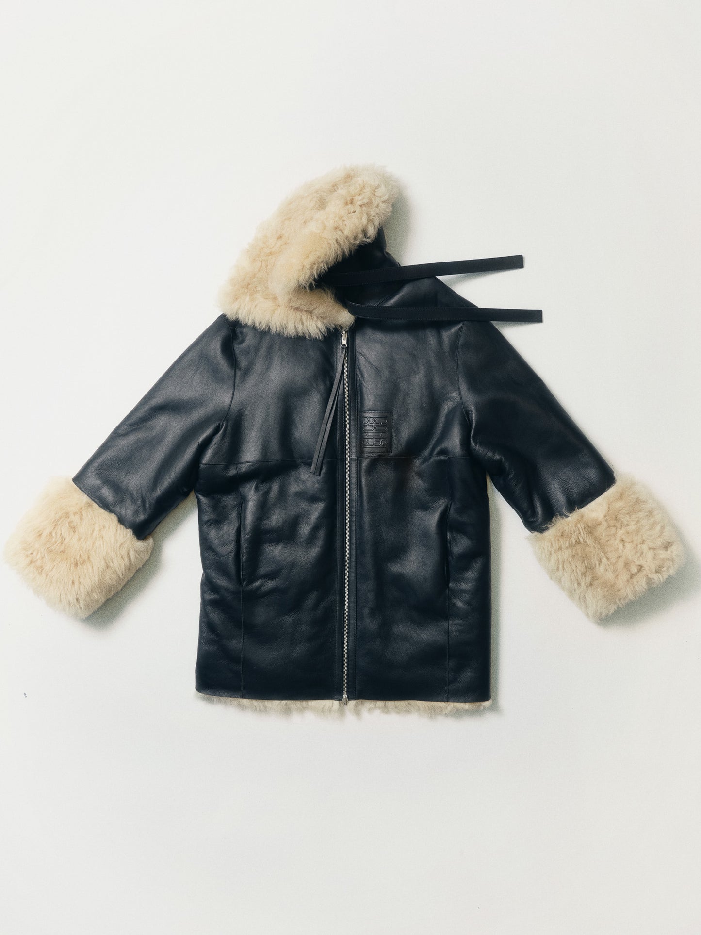 Reversible Midi Shearling Coat