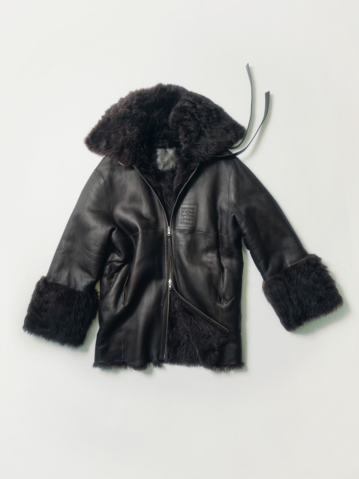 Reversible Midi Shearling Coat