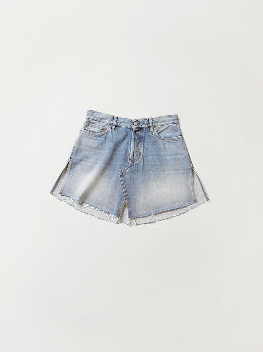 DECONSTRUCTED MINI SKIRT